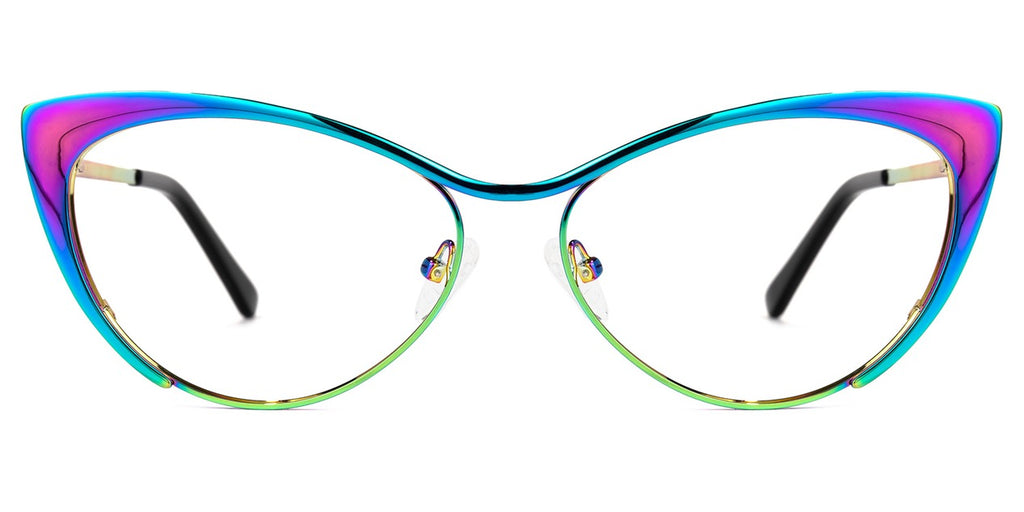 Clara Cat-Eye Metal Glasses