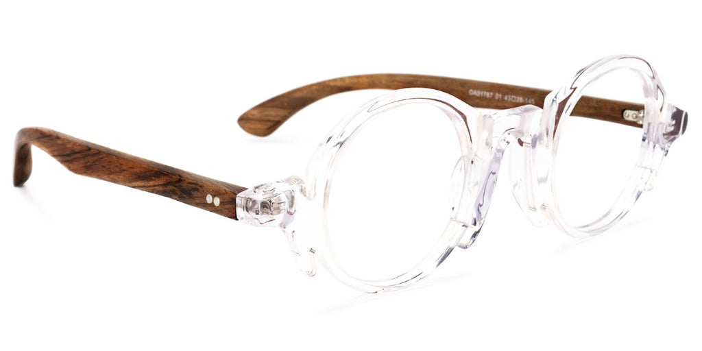 Blush Round Acetate Frames