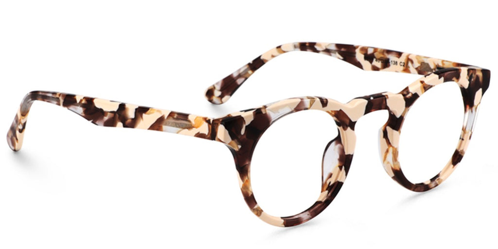 Aura Round Acetate Eyeglasses
