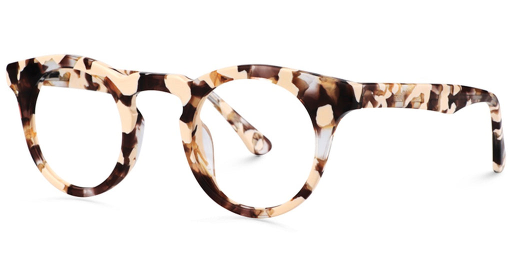 Aura Round Acetate Eyeglasses