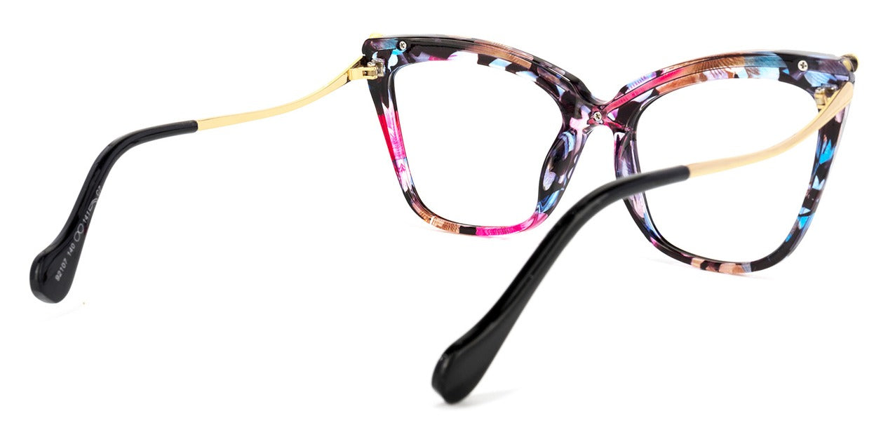 Blush Cateye Metal-Plastic Frame