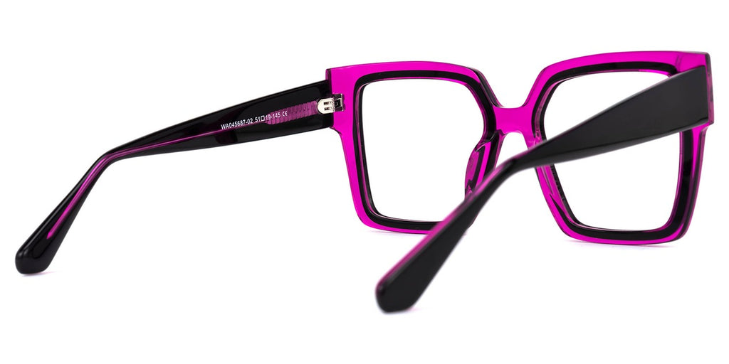 Blush ClassicRect – Acetate Rectangle Frame