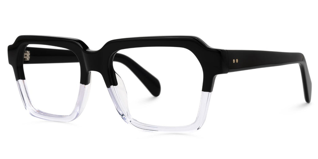 Blush Linear Rectangle Acetate Frames