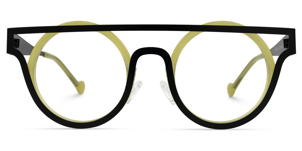 Blush GeoMix Eyeglasses – Modern Geometric Frame