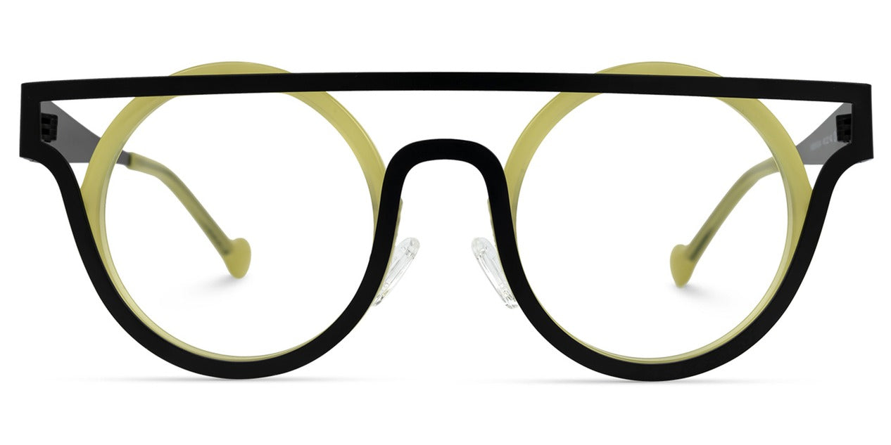 Blush GeoMix Eyeglasses – Modern Geometric Frame