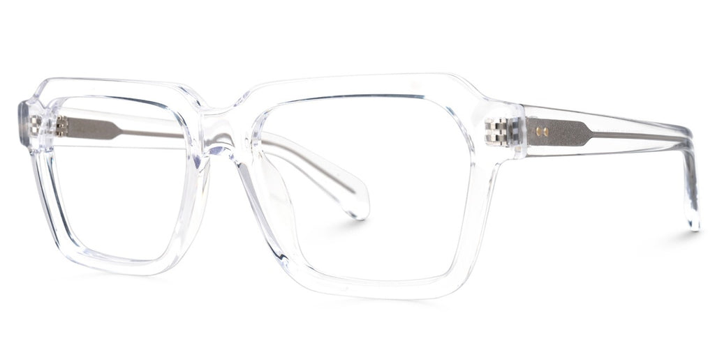 Blush Edge Rectangle Acetate Frames