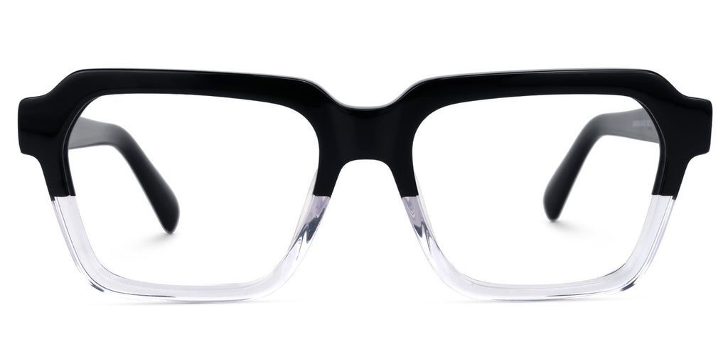 Blush Linear Rectangle Acetate Frames