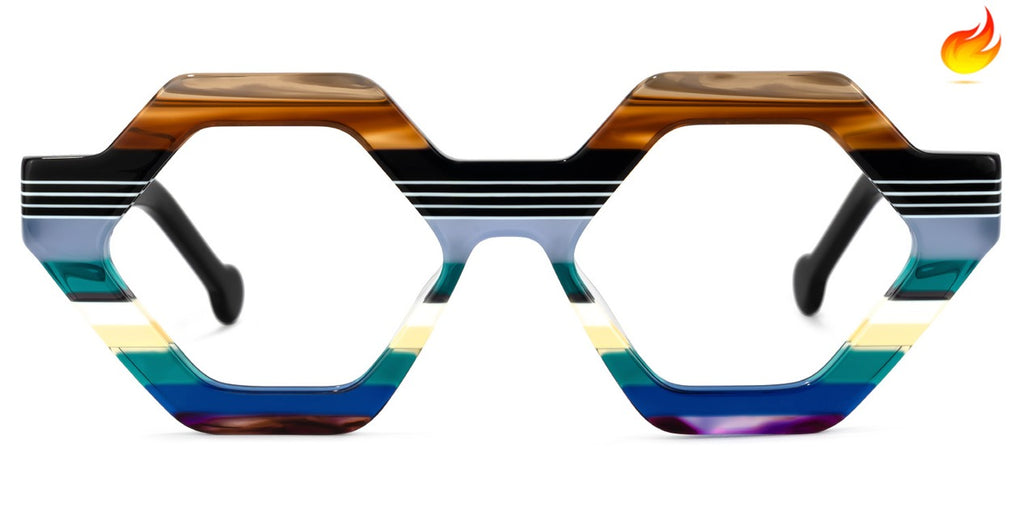 Ivy Geometric Acetate Glasses