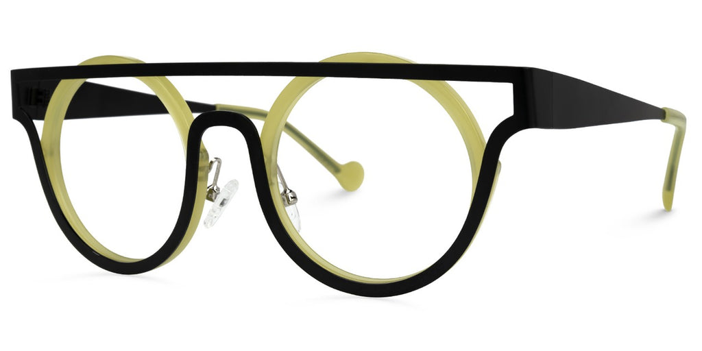 Blush GeoMix Eyeglasses – Modern Geometric Frame