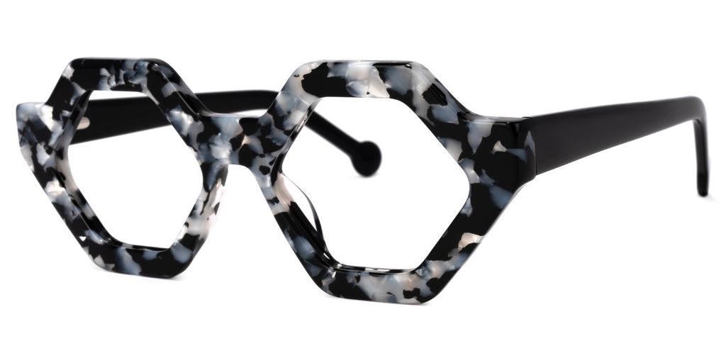 Blush Geometric Acetate Frames