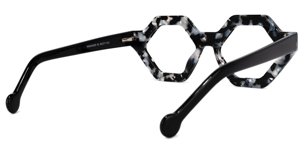 Blush Geometric Acetate Frames