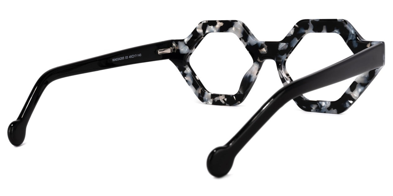 Blush Geometric Acetate Frames