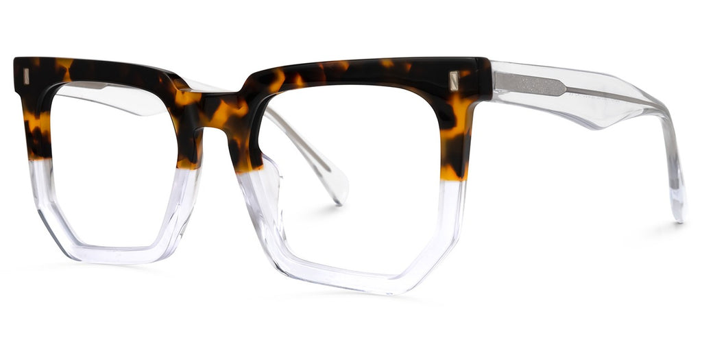 Blush GeoForm Acetate Frames