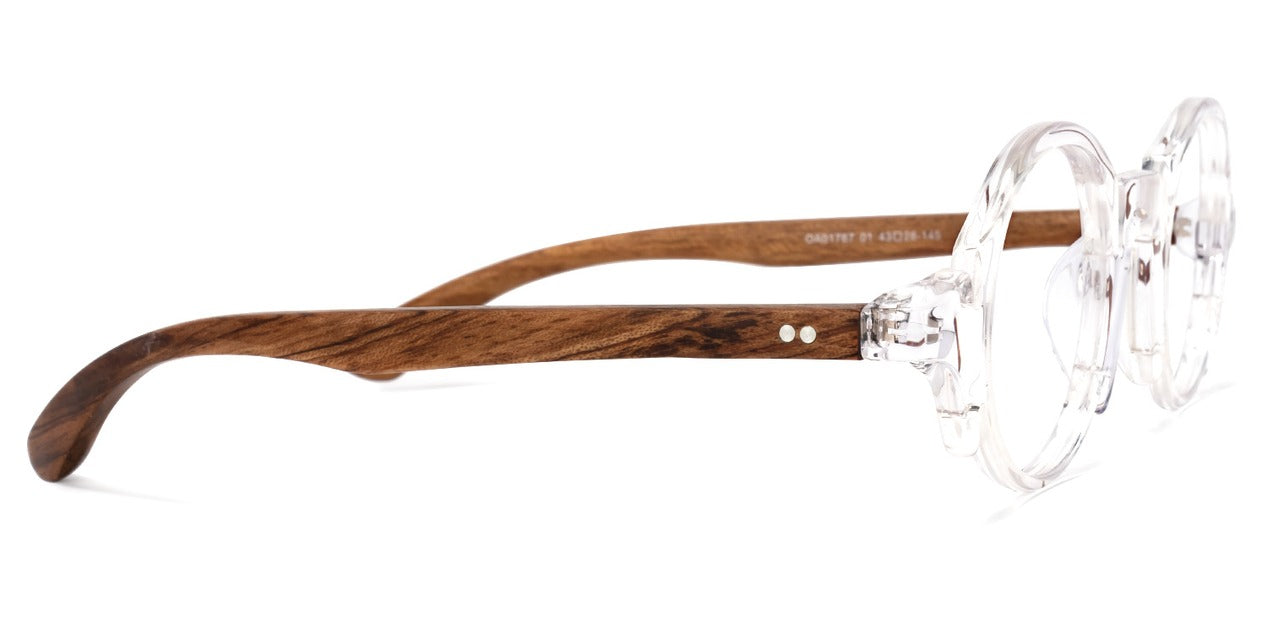 Blush Round Acetate Frames