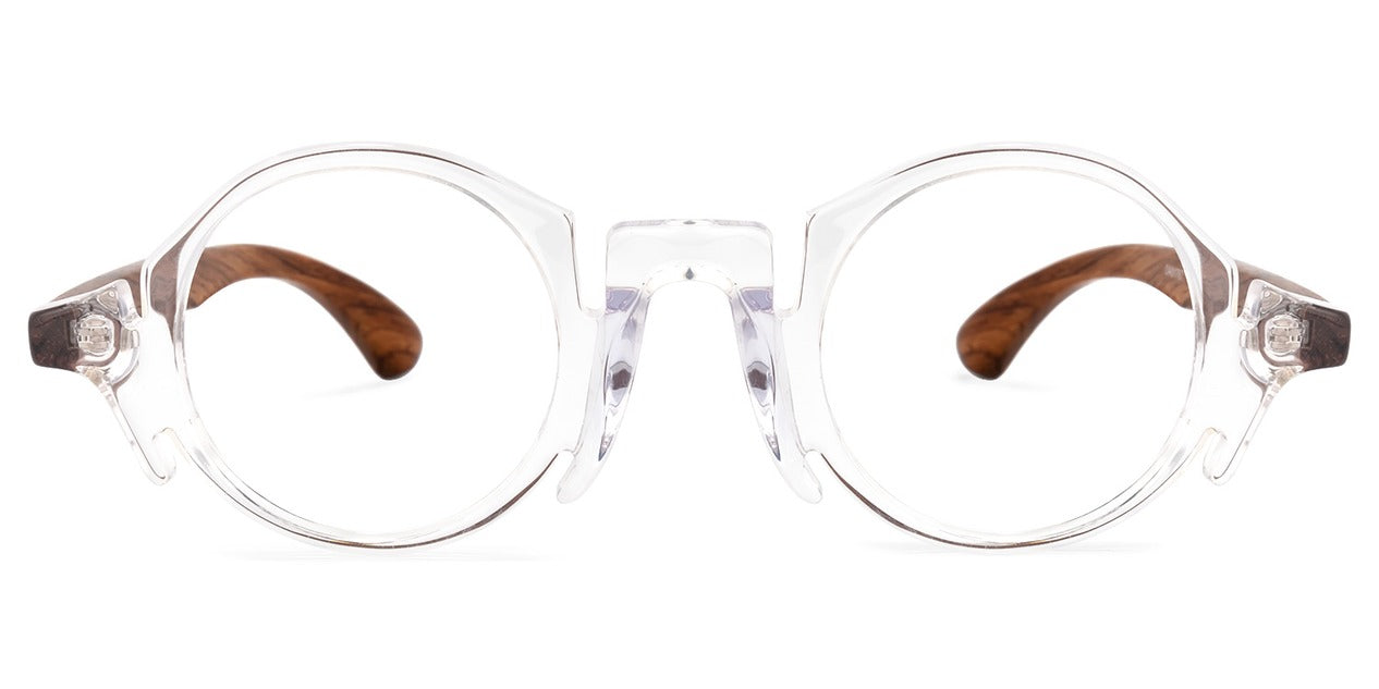 Blush Round Acetate Frames