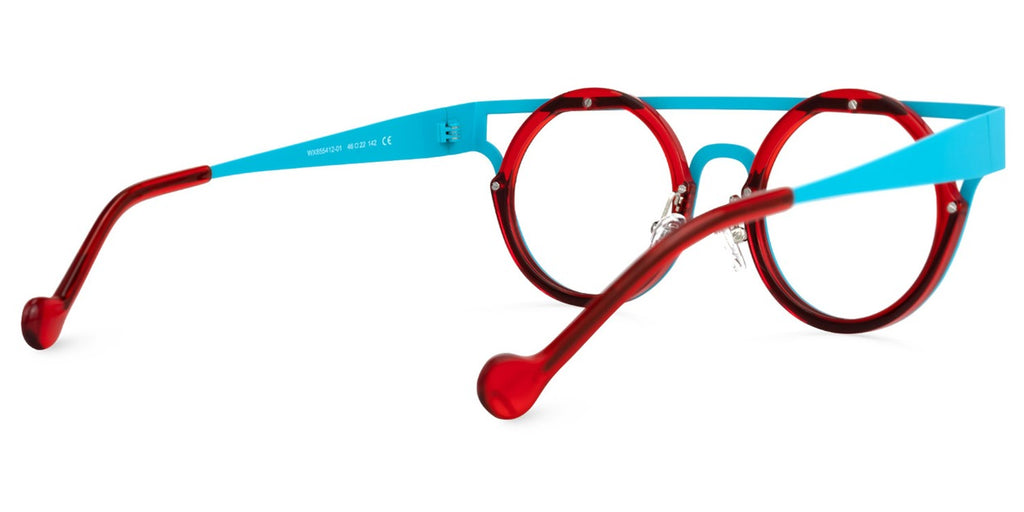 Blush Geometric Mixed Eyeglasses – Unisex Full Rim Frame