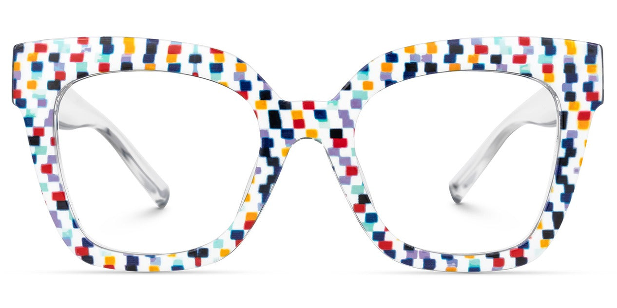Luxe Square Plastic Eyeglasses