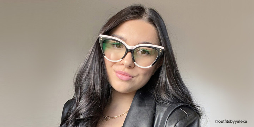 Luna Cat-Eye Acetate Glasses