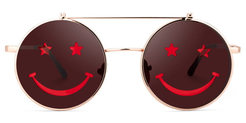 Round Aviator Sunglasses