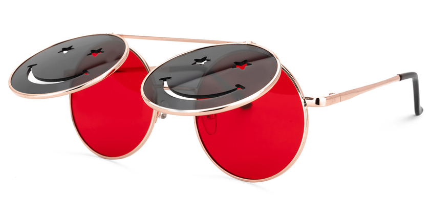 Round Aviator Sunglasses